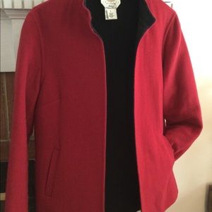 Talbots Red Jacket size 2 length 24”